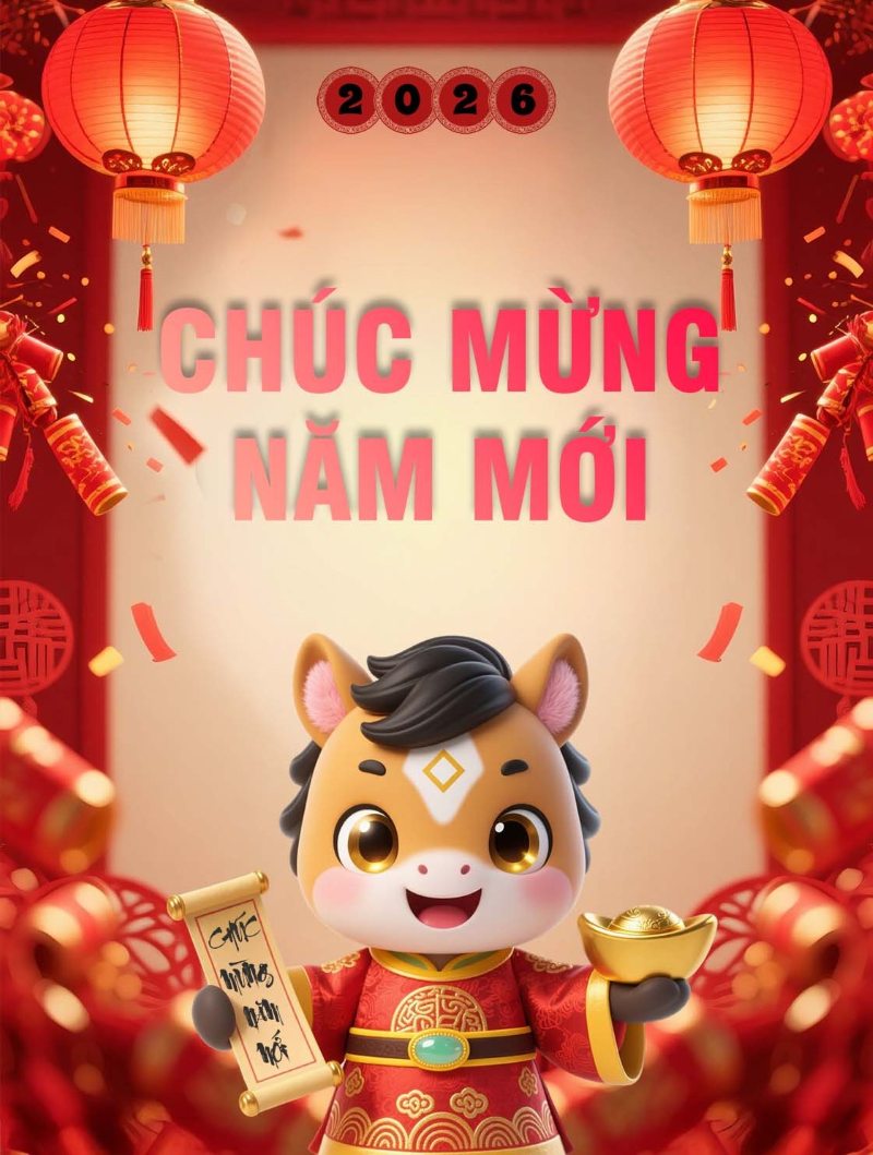 hình ảnh động chúc mừng năm mới 2026