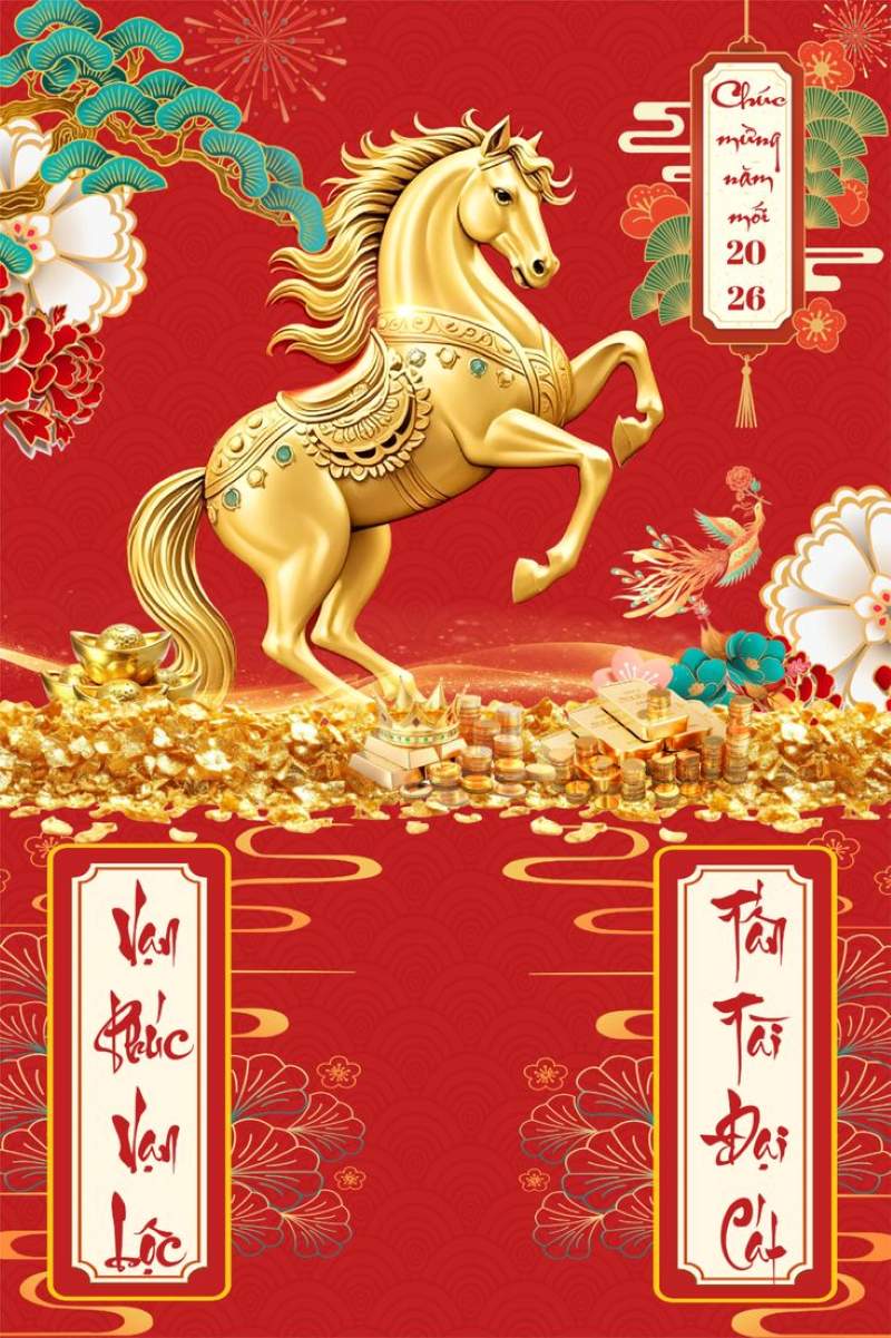 ảnh động chúc tết năm Bính Ngọ