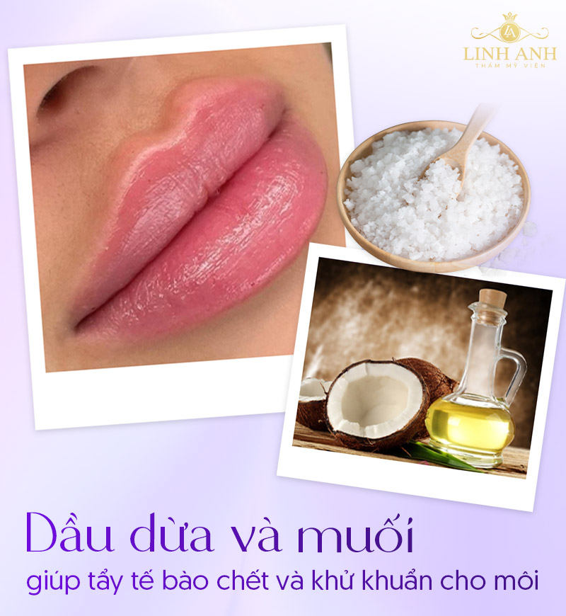 Bôi dầu dừa lên môi được không Bôi dầu dừa lên môi được không