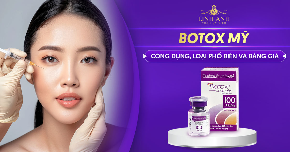 Botox Allergan Mỹ giá bao nhiêu? So sánh botox Hàn và Mỹ
