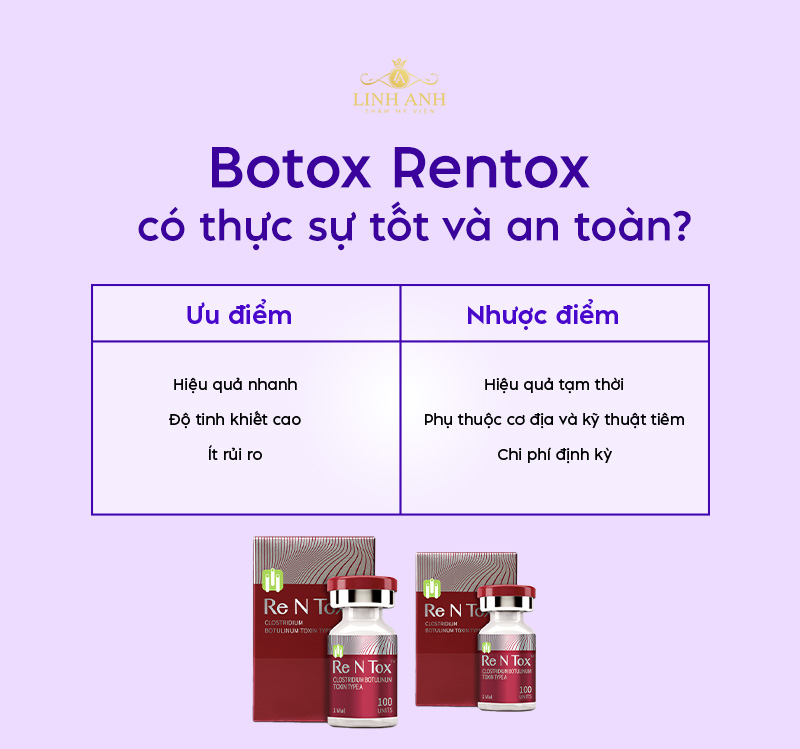 Botox Rentox có tốt không Botox Rentox có tốt không