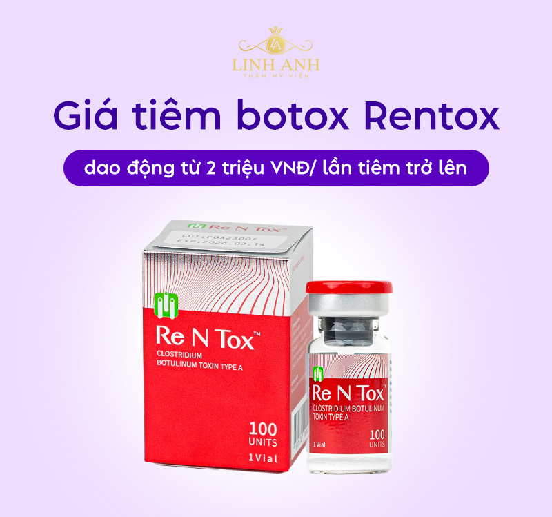 Botox Rentox giá bao nhiêu Botox Rentox giá bao nhiêu