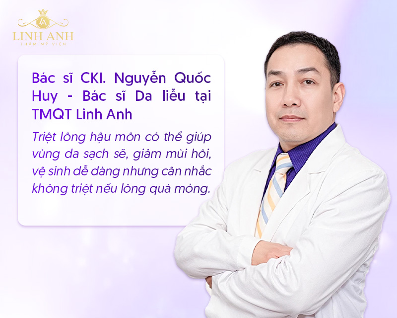 Có nên triệt lông hậu môn