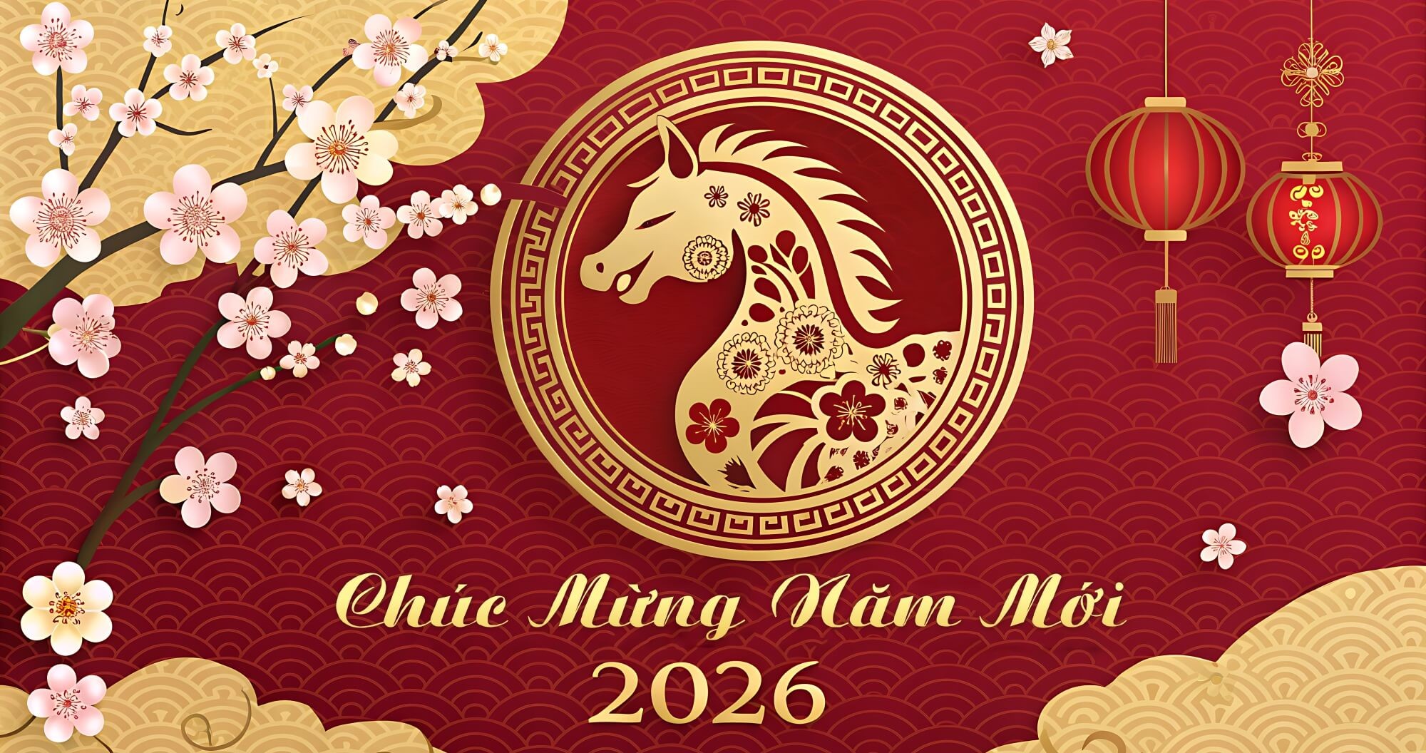 hình ảnh động chúc mừng năm mới 2026 mới nhất