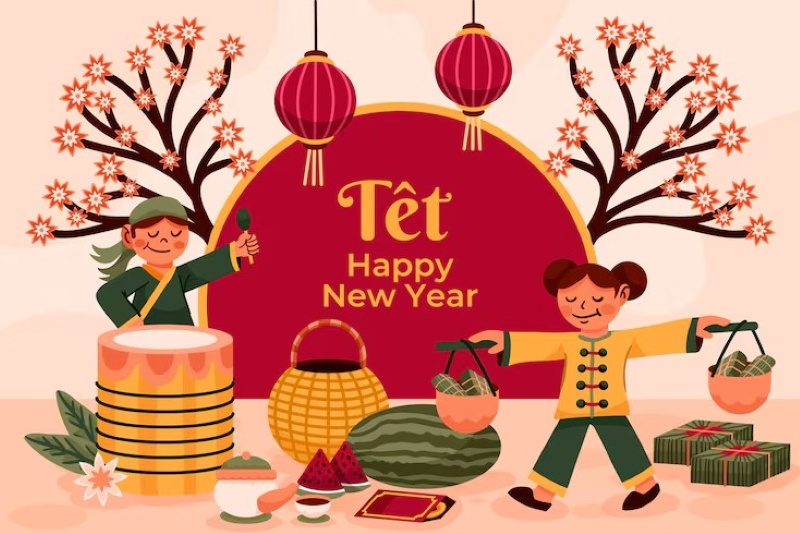 ảnh chúc tết Bính Ngọ