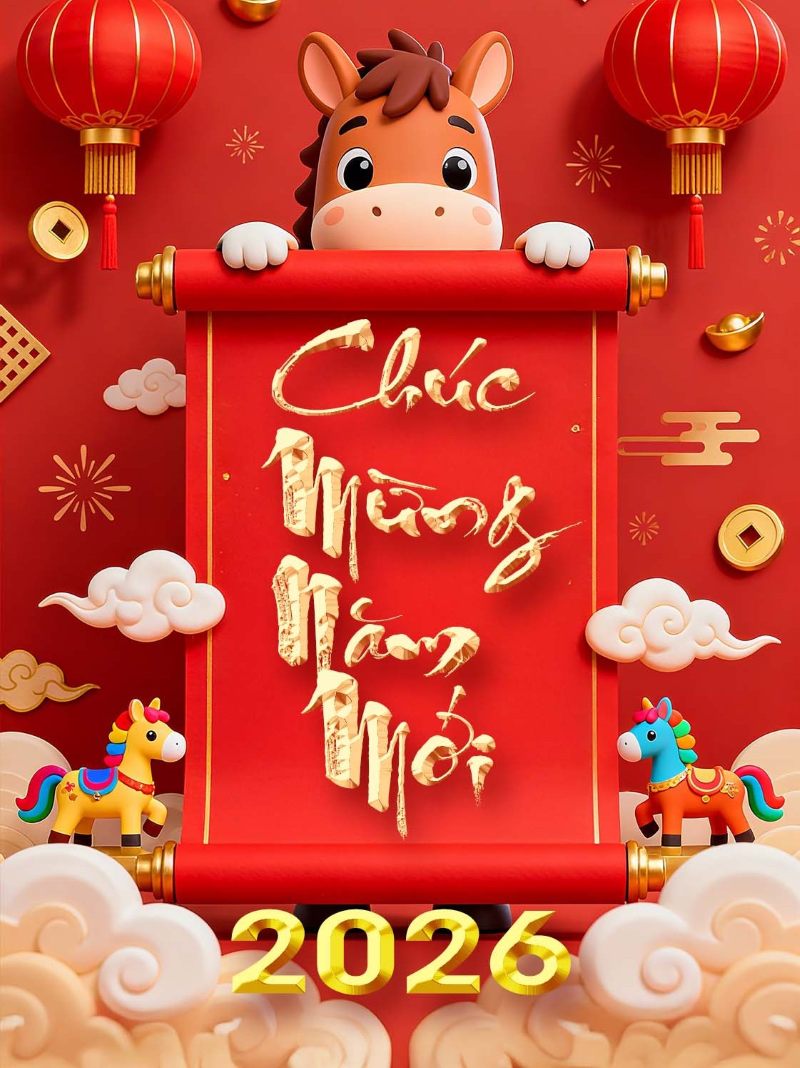 ảnh chúc mừng năm mới 2026 đẹp nhất