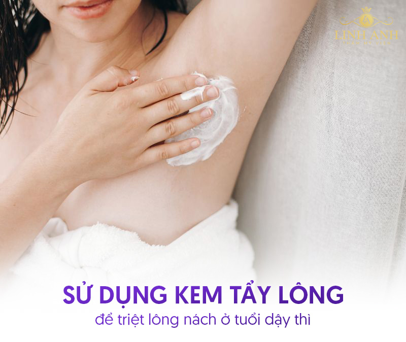 Kem tẩy lông cho tuổi dậy thì