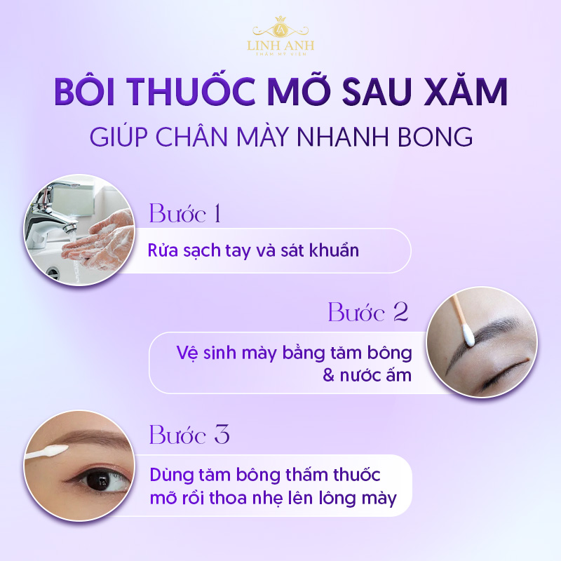 khi nào thì bôi thuốc mỡ sau xăm mày