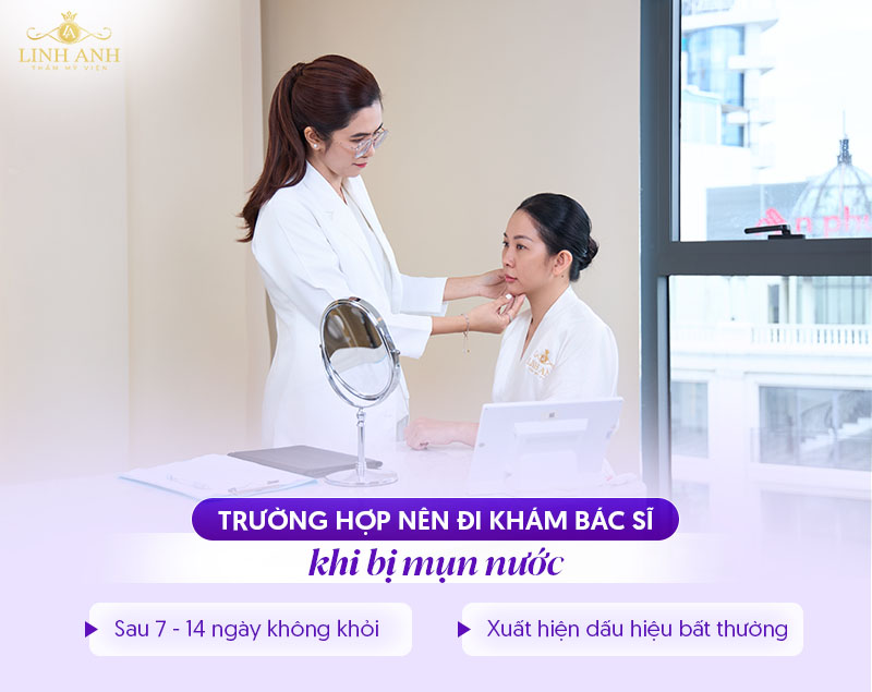 Khử thâm môi bị lên mụn nước Khử thâm môi bị lên mụn nước