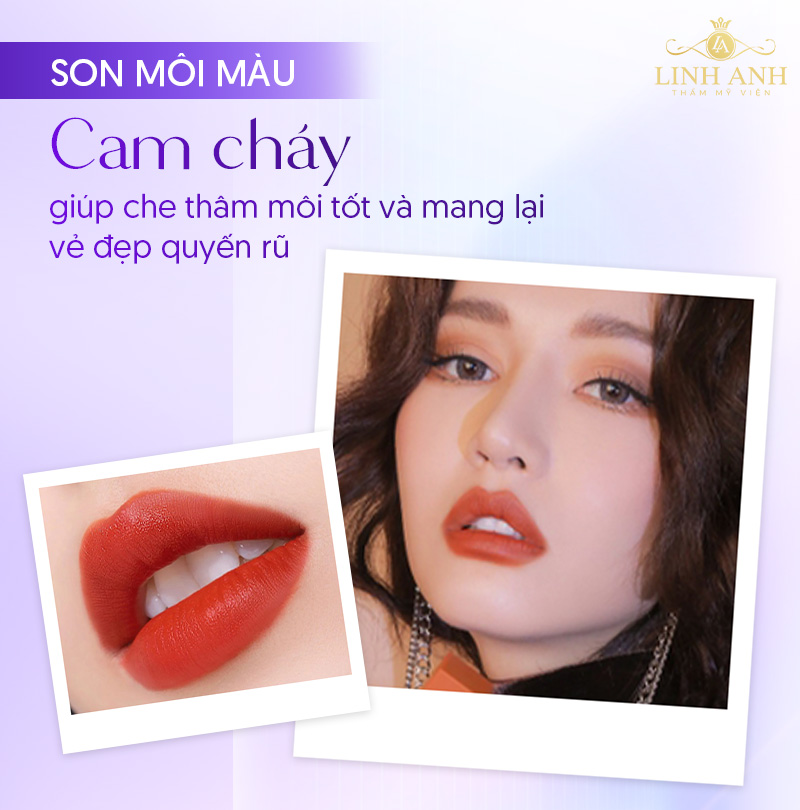 Màu son dành cho môi thâm