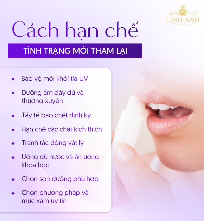 môi khử thâm xong giữ được bao lâu