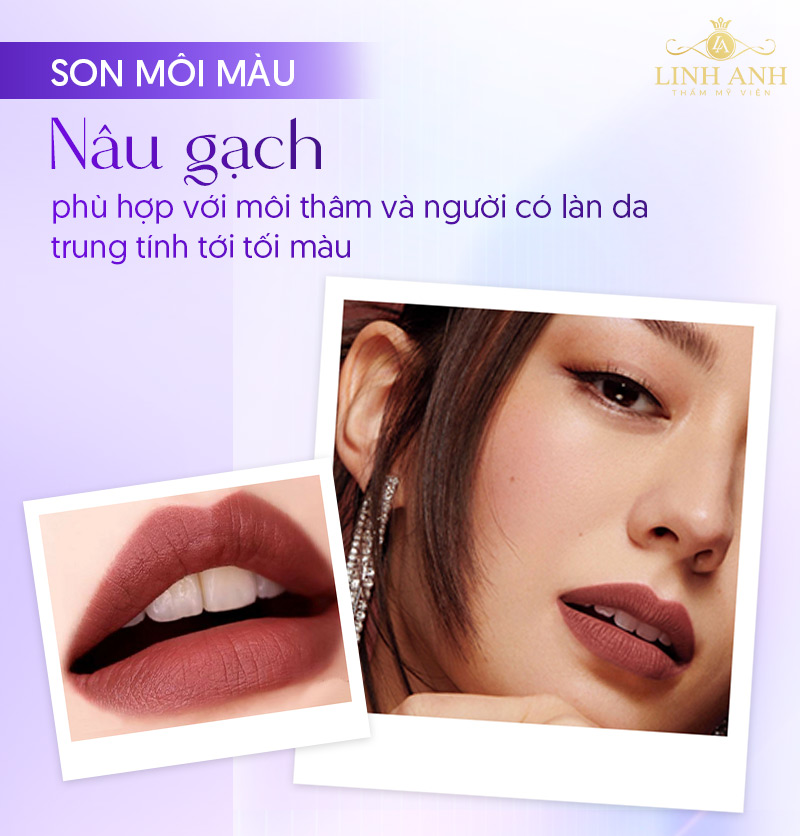 Môi thâm nên dùng son black rouge màu gì