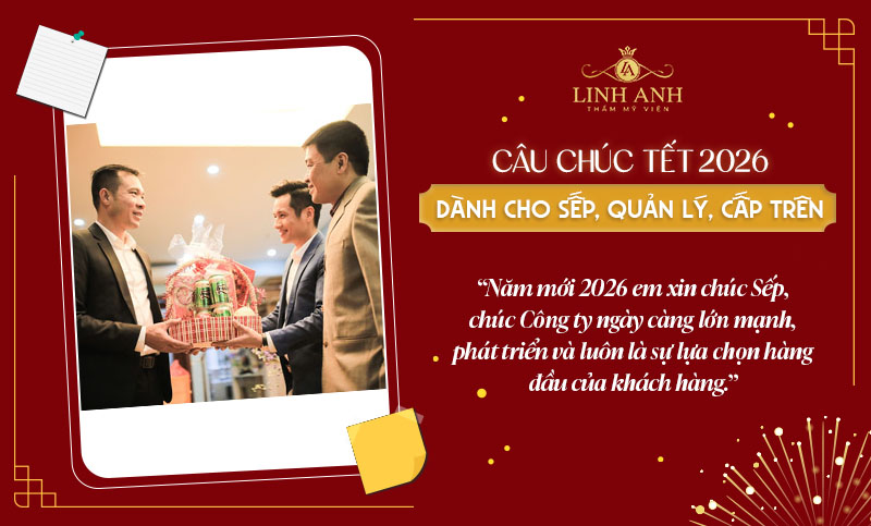 những câu chúc tết sếp hay ngắn gọn