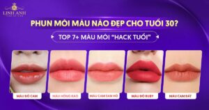 phun môi màu nào đẹp cho tuổi 30