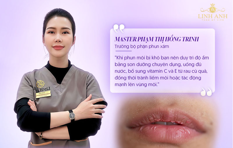 phun môi xong bị khô phải làm sao phun môi xong bị khô phải làm sao