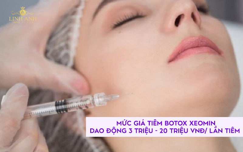 Tiêm Xeomin giá bao nhiêu Tiêm Xeomin giá bao nhiêu