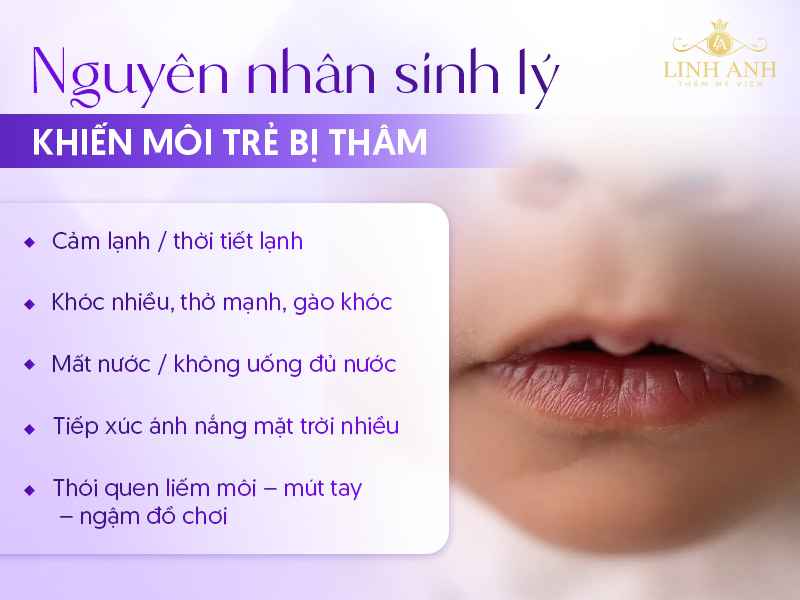 trẻ bị thâm viền môi trẻ bị thâm viền môi
