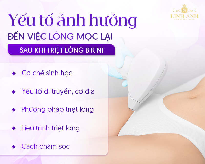 Triệt lông bikini có bị mọc lại không Triệt lông bikini có bị mọc lại không