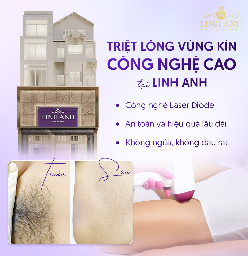 Triệt lông vùng kín an toàn và hiệu quả Triệt lông vùng kín an toàn và hiệu quả