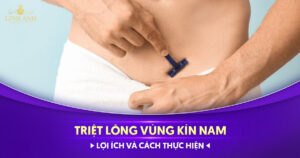Triệt lông vùng kín nam