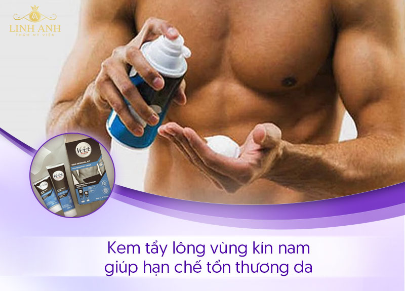 triệt lông vùng kín nam tại nhà