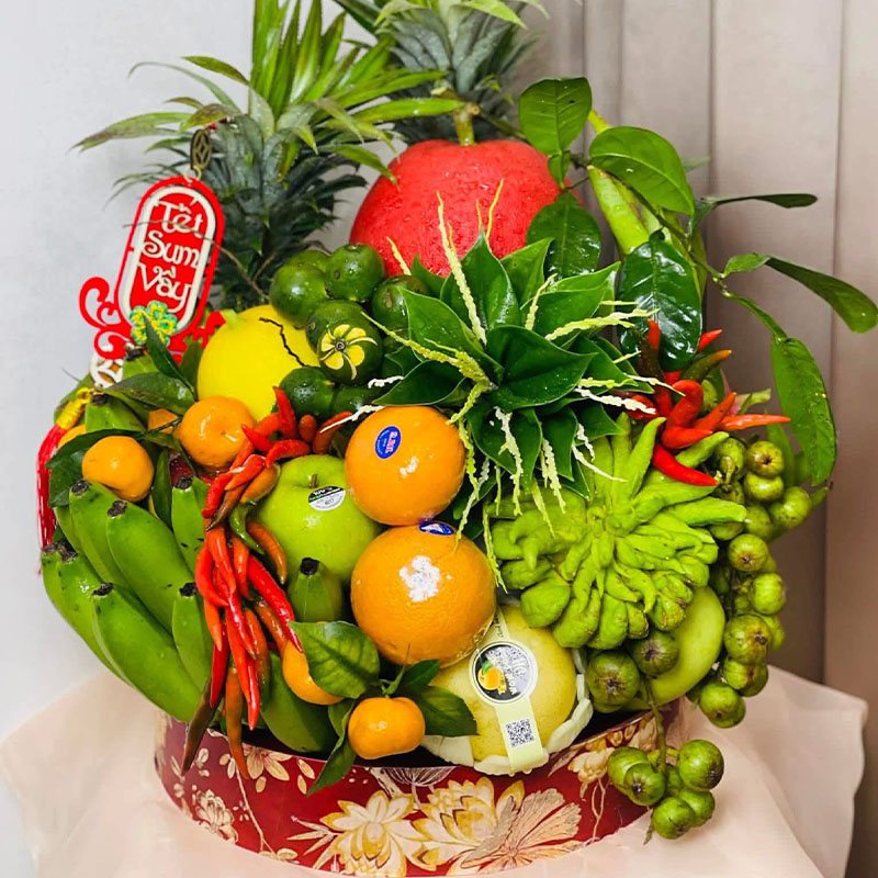 ảnh mâm ngũ quả ngày Tết năm 2026 ảnh mâm ngũ quả ngày Tết năm 2026