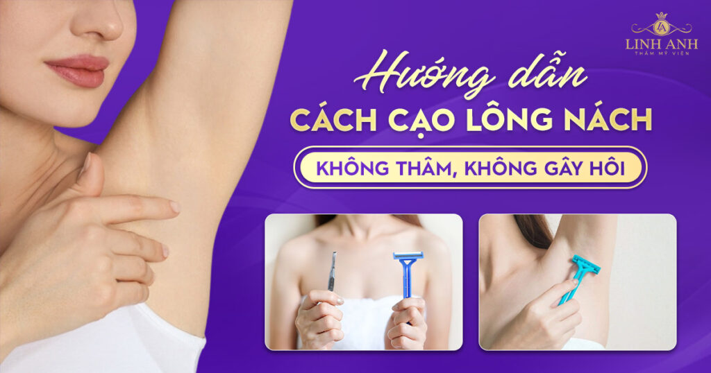 cách cạo lông nách