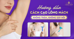 cách cạo lông nách