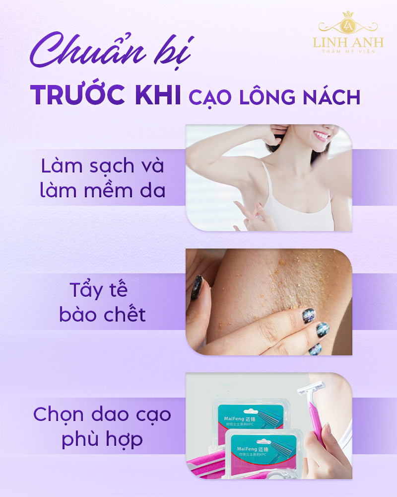 cạo lông nách có bị thâm không cạo lông nách có bị thâm không