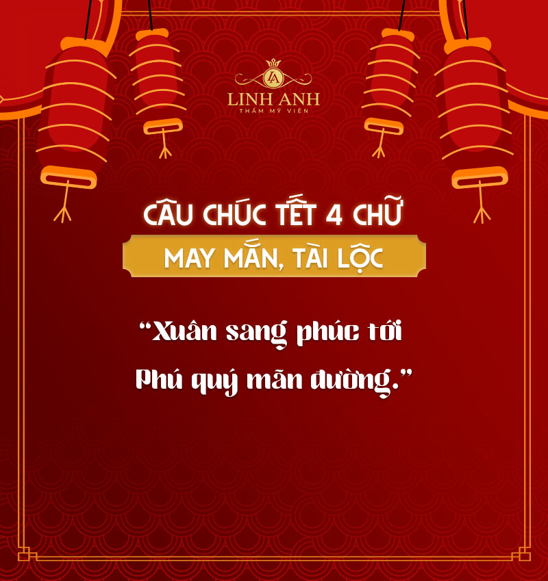 câu chúc Tết 4 chữ hay nhất