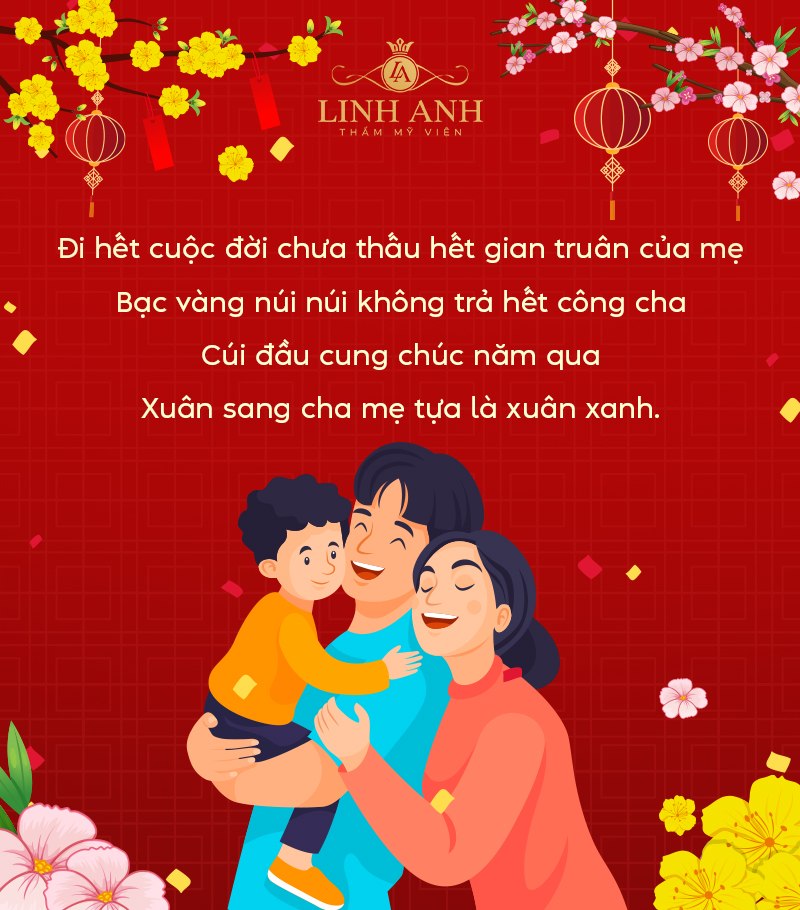câu chúc Tết bố mẹ năm 2026 câu chúc Tết bố mẹ năm 2026