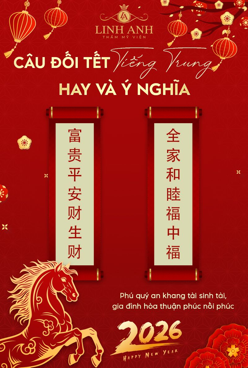 câu đối Tết 2026 may mắn