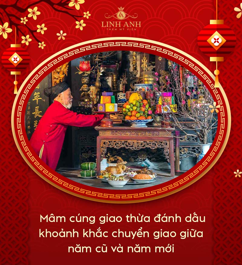 Mâm cúng đêm giao thừa Mâm cúng đêm giao thừa