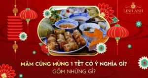 mâm cúng mùng 1 Tết