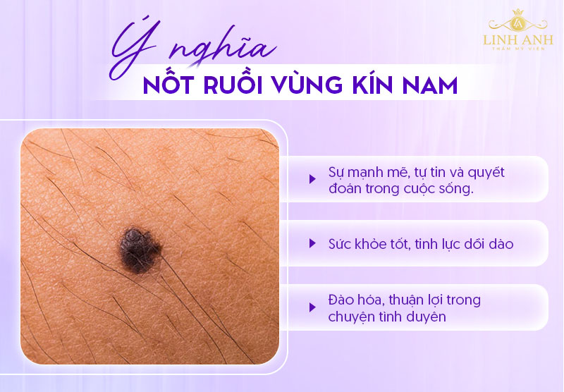 Nốt ruồi ở vùng kín nam giới Nốt ruồi ở vùng kín nam giới