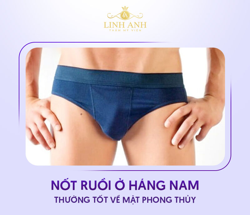 Nốt ruồi ở vùng kín nam giới Nốt ruồi ở vùng kín nam giới