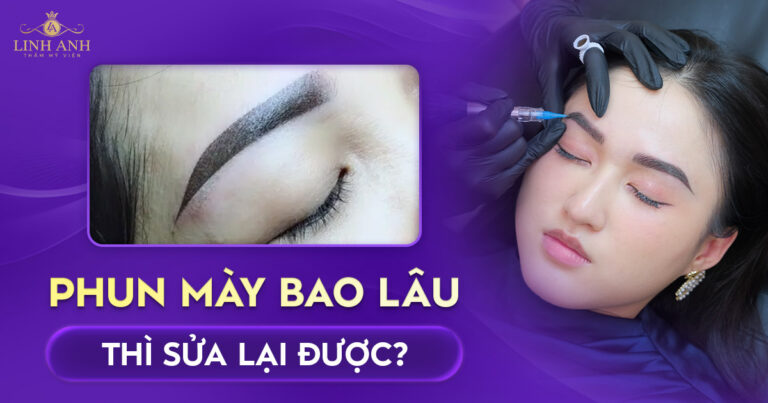 Phun mày bao lâu thì sửa lại được? Các phương pháp sửa mày