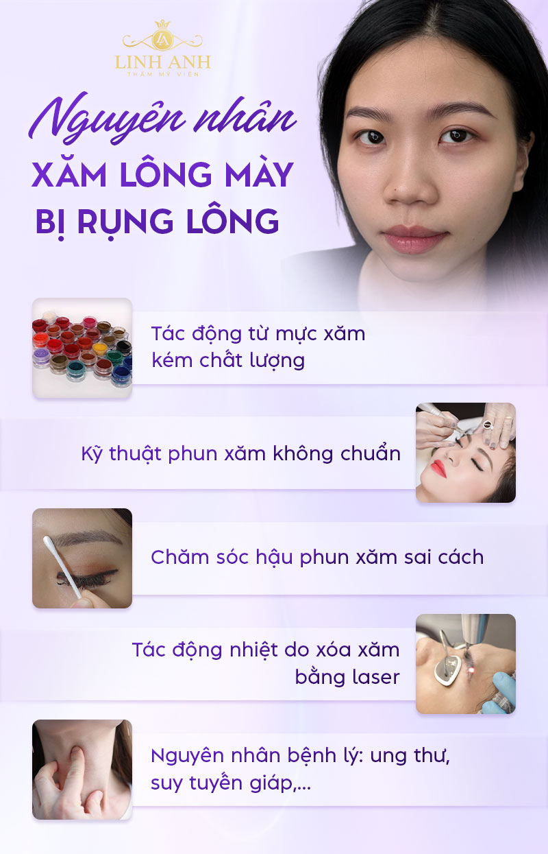 phun xăm lông mày có gây rụng lông không phun xăm lông mày có gây rụng lông không