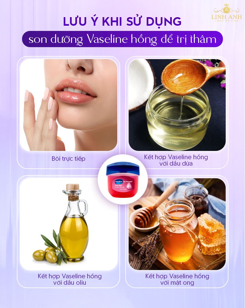son Vaseline hồng giúp trị thâm môi son Vaseline hồng giúp trị thâm môi