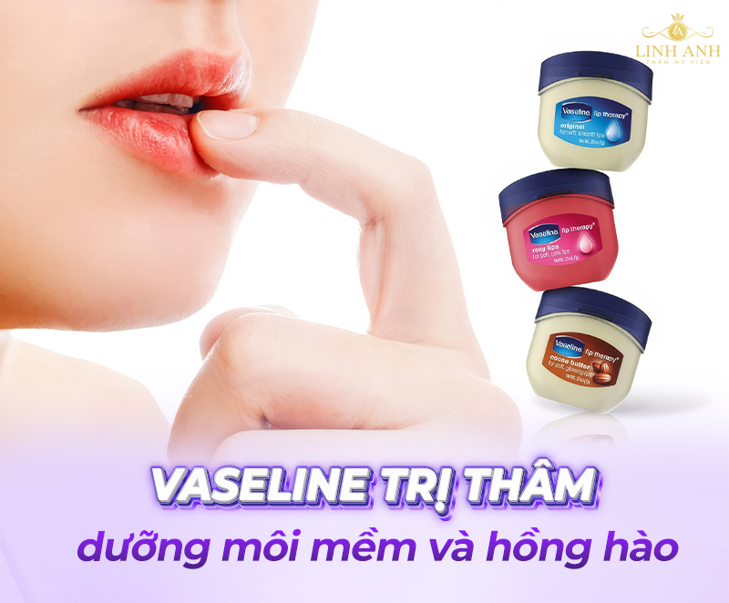 thoa vaseline lên môi trước khi ngủ