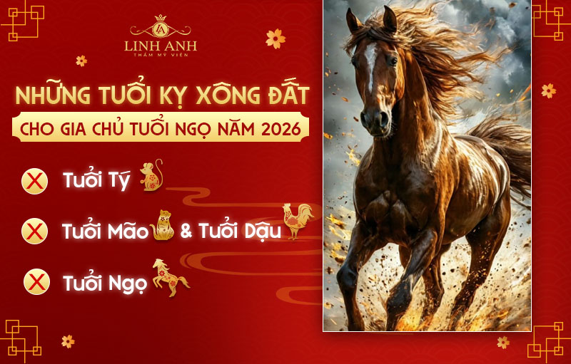 Tuổi kỵ xông đất cho gia chủ tuổi Ngọ năm 2026