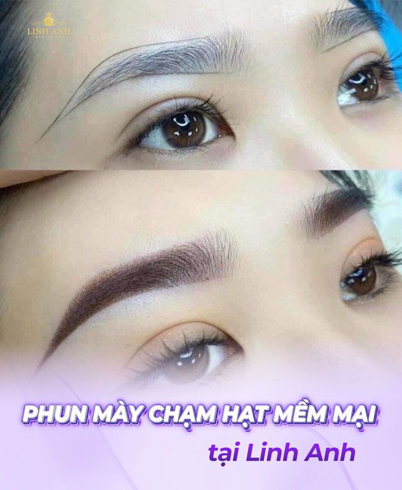 Phun mày chạm hạt giá bao nhiêu Phun mày chạm hạt giá bao nhiêu