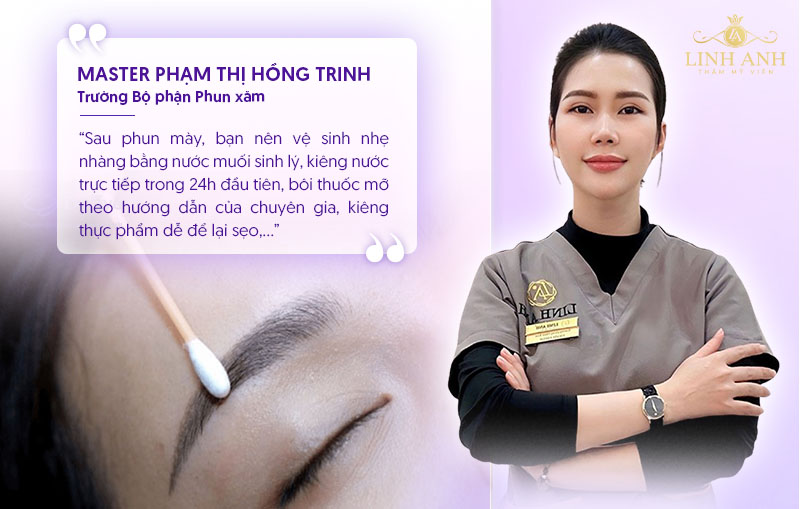 chăm sóc mày sau phun đúng cách chăm sóc mày sau phun đúng cách