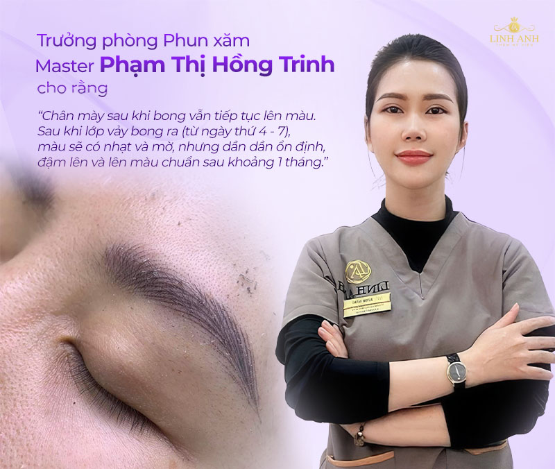 lông mày sau khi bong có lên màu nữa không lông mày sau khi bong có lên màu nữa không