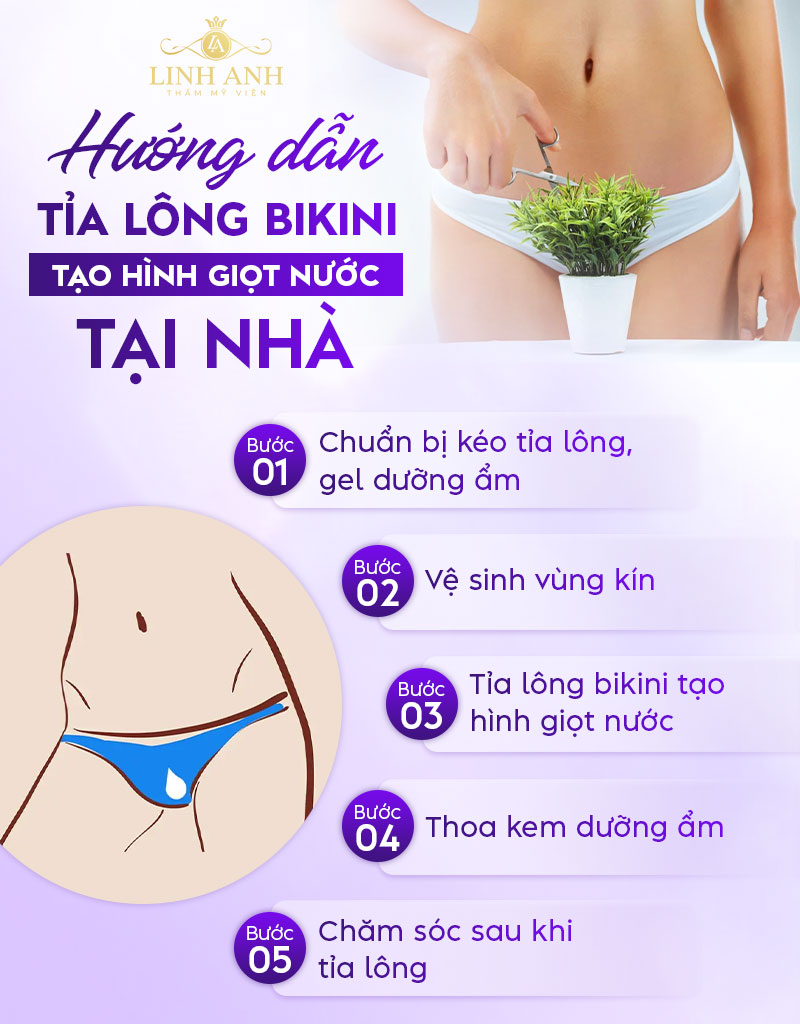 cách tạo hình giọt nước khi triệt lông bikini cách tạo hình giọt nước khi triệt lông bikini
