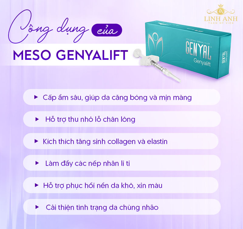 meso Genyal có tác dụng gì meso Genyal có tác dụng gì