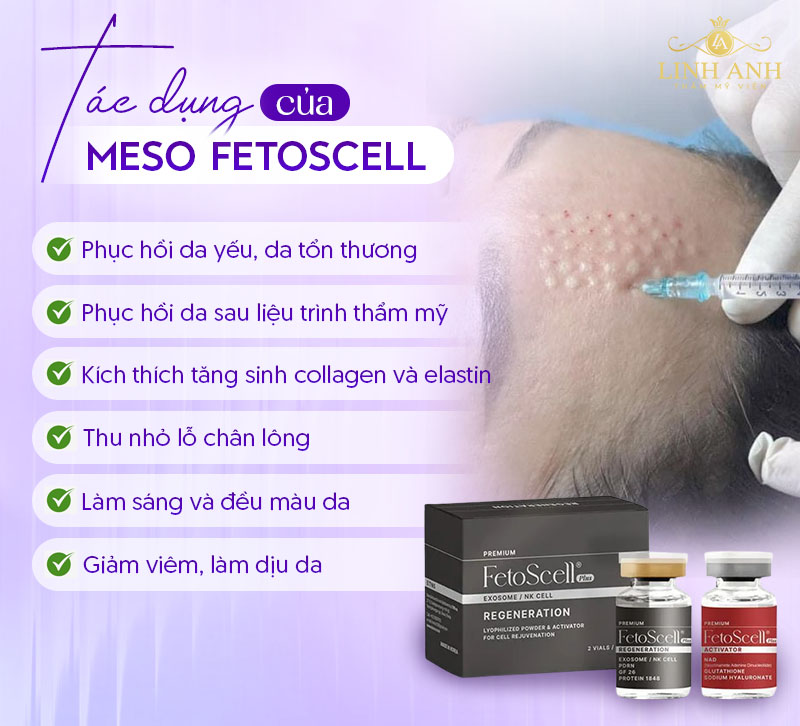 Meso Fetoscell có tác dụng gì Meso Fetoscell có tác dụng gì