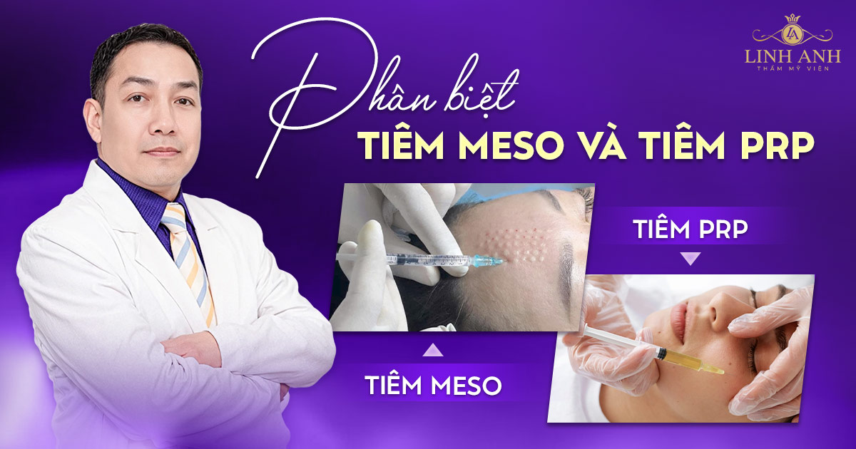 Tiêm meso và PRP khác nhau như thế nào? Hiệu quả, cách chọn