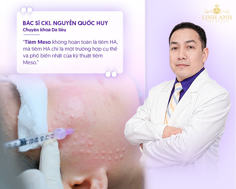 Tiêm Mesotherapy có phải là tiêm HA không? Tiêm Mesotherapy có phải là tiêm HA không?