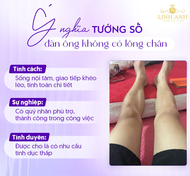 Tướng số đàn ông không có lông chân